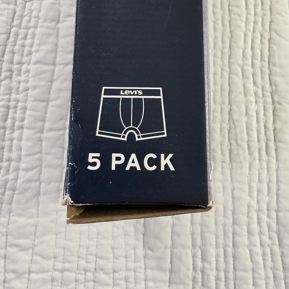 Levi's Mens XL 5-Pack Cotton Boxer Briefs 6